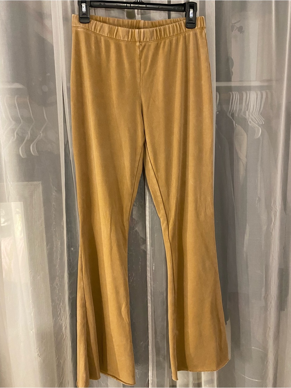 DOUBLE ZERO Spicy Small Flared Cotton Leggings